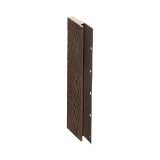 Diamond Kote® 5/4 in. x 4 in. x 16 ft. Rabbeted Woodgrain Trim w/Nail Fin Grizzly - 2 per pack
