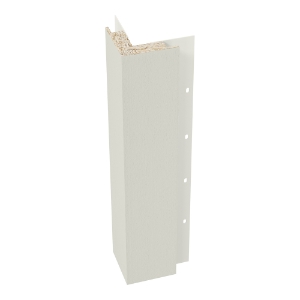 Diamond Kote® 5/4 in. x 4 in. x 16 ft. Rabbeted Brushed Smooth Outside Corner w/Nail Fin Light Gray - 1 per pack