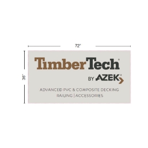 TimberTech Deck All Weather Banner 72 in. x 24 in.