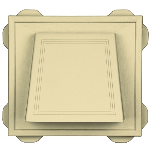 4" Hooded Vent #065 Cream