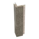 Diamond Kote® 5/4 in. x 4 in. x 16 ft. Rabbeted Woodgrain Outside Corner w/Nail Fin  Denali - 1 per pack