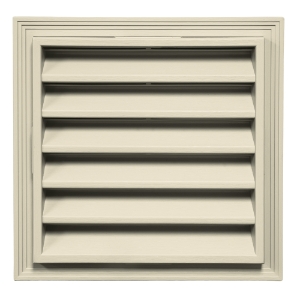 12 in. x 12 in. Square Louver Gable Vent #190 Bayberry