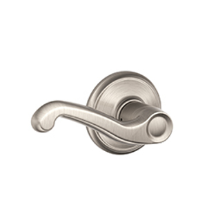 F10 Passage Flair Lever 619 Satin Nickel - Box Pack