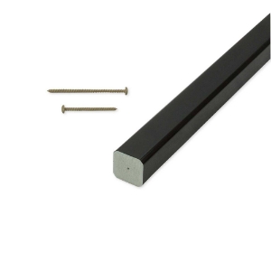 31 in. Classic Composite Square Baluster Pack Matte Black 18/pk