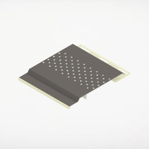 4 in. Vented Soffit 12 ft. Warm Autumn