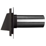 Water Management 4" Hooded Vent #327 Graphite