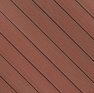 2 in. x 6 in. x 20 ft. EverGrain Solid Deck Board Redwood