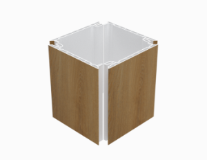 ChamClad Quick Click Column & Beam Wrap 10 in. x 20 ft. Sunbleached Oak