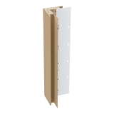 Diamond Kote® 5/4 in. x 4 in. x 16 ft. Rabbeted Brushed Smooth Outside Corner w/Nail Fin French Gray - 1 per pack
