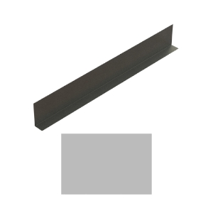 TruCedar 10 ft. Steel L-Channel Pewter