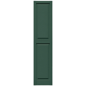 14-3/4 in. x 67 in. Raised Panel Shutter Forest Green #028