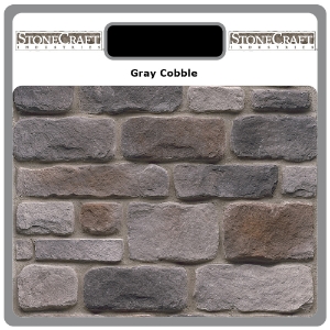 StoneCraft Gray Cobble Sample Board