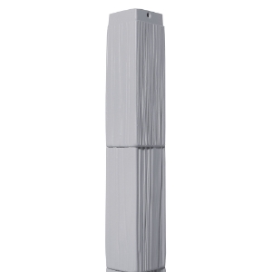 10 in. Staggered Shake Outside Corner Post Kit 677 Blue Gray 60 in.
