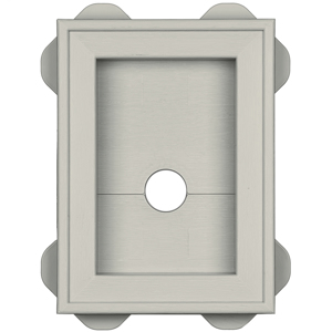 Split Mini Mount Block #017 Silver Gray
