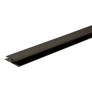 1 1/2 in. x 10 ft. Woodgrain Soffit Channel Coffee redirect to product page