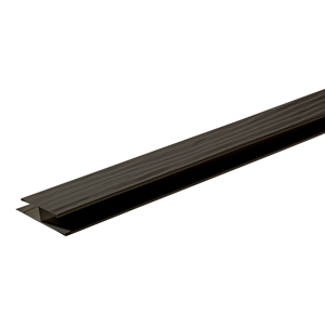 Diamond Kote® 1 1/2 in. x 10 ft. Woodgrain Soffit Channel Coffee