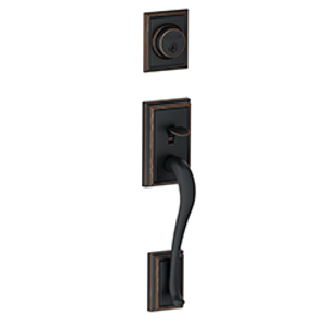 F58 Addison Handleset Exterior 716 Aged Bronze - Box Pack redirect to product page