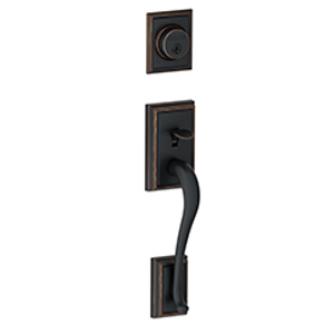 F58 Addison Handleset Exterior 716 Aged Bronze - Box Pack