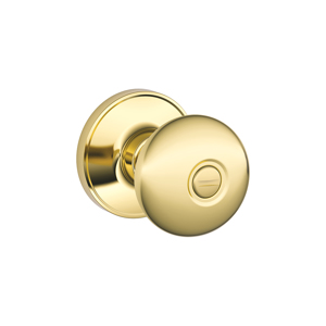 J40V Privacy Stratus Knob 605 Bright Brass