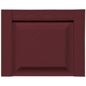 14-3/4 in. Raised Panel Transom Top Wineberry