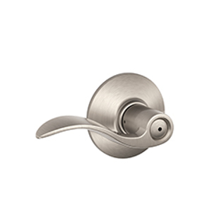 F40V Privacy Accent Lever 619 Satin Nickel - Visual Pack