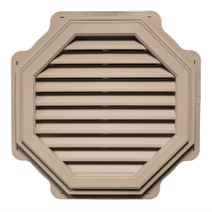 32 in. Octagon Louver Gable Vent #023 Wicker