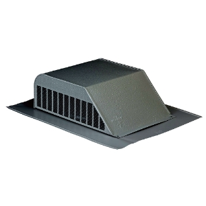 Airhawk RVG55 Galvanized Filtered Slant Back Roof Vent Black