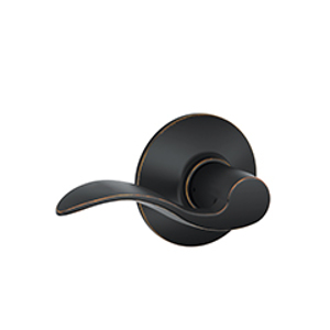 F10 Passage Accent Lever 716 Aged Bronze - Box Pack