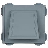 4" Hooded Vent #054 Dark Blue