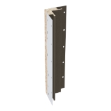 Diamond Kote® 5/4 in. x 3 in. x 16 ft. Rabbeted Brushed Smooth Inside Corner w/Nail Fin Coffee