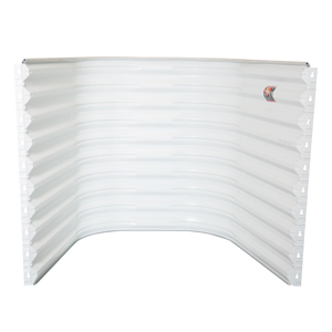 Area  Well 56 in. x 36 in. x 46 in. Wall Mount White