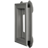 Recessed Mini Mount Block Charcoal Gray 215