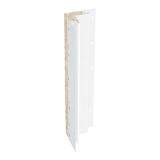 Diamond Kote® 5/4 in. x 3 in. x 16 ft. Rabbeted Brushed Smooth Inside Corner w/Nail Fin White