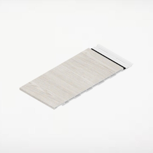 12 in. Seamless Shadowline Wall Panel 16 ft. Beachwood Grey 4/pk Cha