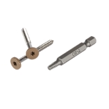1-3/4 in. TOPLoc Fascia Screws Cedar 100 Pk  * Non-Returnable *