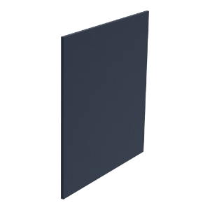3/8 in. x 16 in. x 16 ft. Vertical Siding Panel Brushed Smooth Midnight