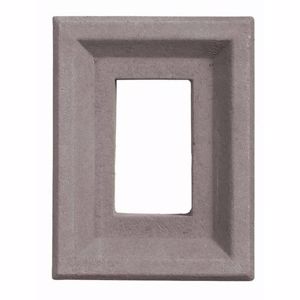 6 in. x 8 in. Receptacle Box Stone Grey