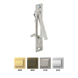 Ives 230 Sliding Door Edge Pull Solid 609 Antique Brass - Model: 230B5