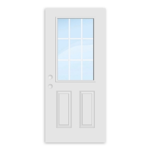 2868 6 PanelHinge Left, Right-Hand Inswing Double Bore 2-3/4 in. 4-9/16 in. Brickmold Spring Hinge 20 min. Fire Label