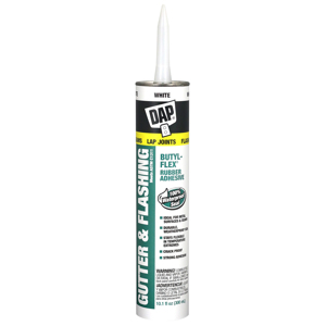 DAP Butyl-Flex Rubber Gutter & Flashing Sealant 10.1 fl. oz. - White