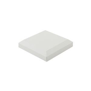 4 in. Aluminum Cap, Textured White