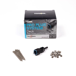 Deckorators Vista Pro Plug Kit w/tool, Dunewood  100 lin. ft.