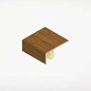 Soffit J-Trim 2-Piece  1-1/2 in. x 12 ft. PVC Sandalwood