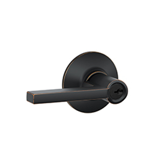 F51A Entry Latitude Lever 716 Aged Bronze - Box Pack