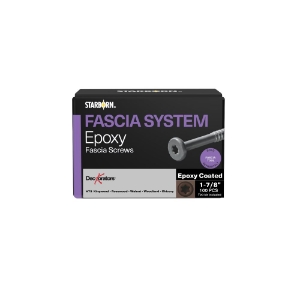 10x1-7/8 EC Fascia Screws-Java #73 (Chicory Brown) 100 Pk