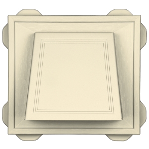 4" Hooded Vent #020 CT Heritage Cream