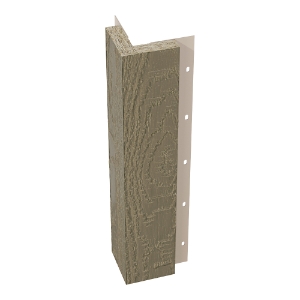 Diamond Kote® 5/4 in. x 4 in. x 16 ft. Woodgrain Outside Corner w/Nail Fin  Dune