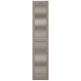 14-1/2 in. x 72 in. Open Louver Shutter Cathedral Top Clay #008