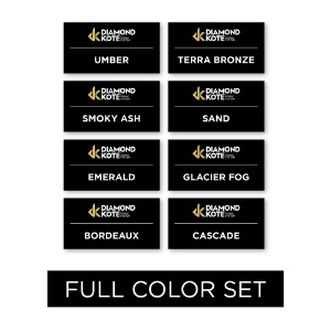 Diamond Kote® ID Signage 4 in. x 2 in. - Set of all Colors