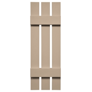 12 in. x 47 in. Board-N-Batten Shutter Wicker #023
